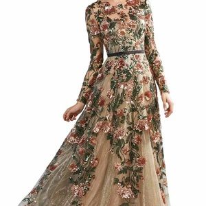 Andrea and Leo gown in size 6 long sleeve